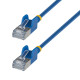 StarTech.com Cable Ethernet CAT6a Ultra Delgado de 3m Azul